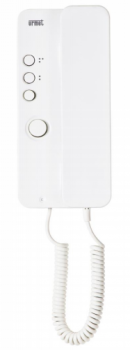 Unifon z przyciskiem otwierania drzwi, natynkowy, biały, URMET 1150/1 MIWI URMET